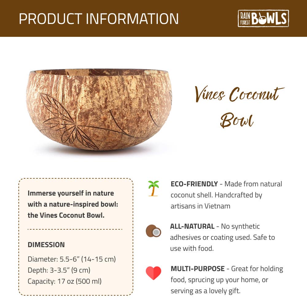 Vines Coconut Bowl