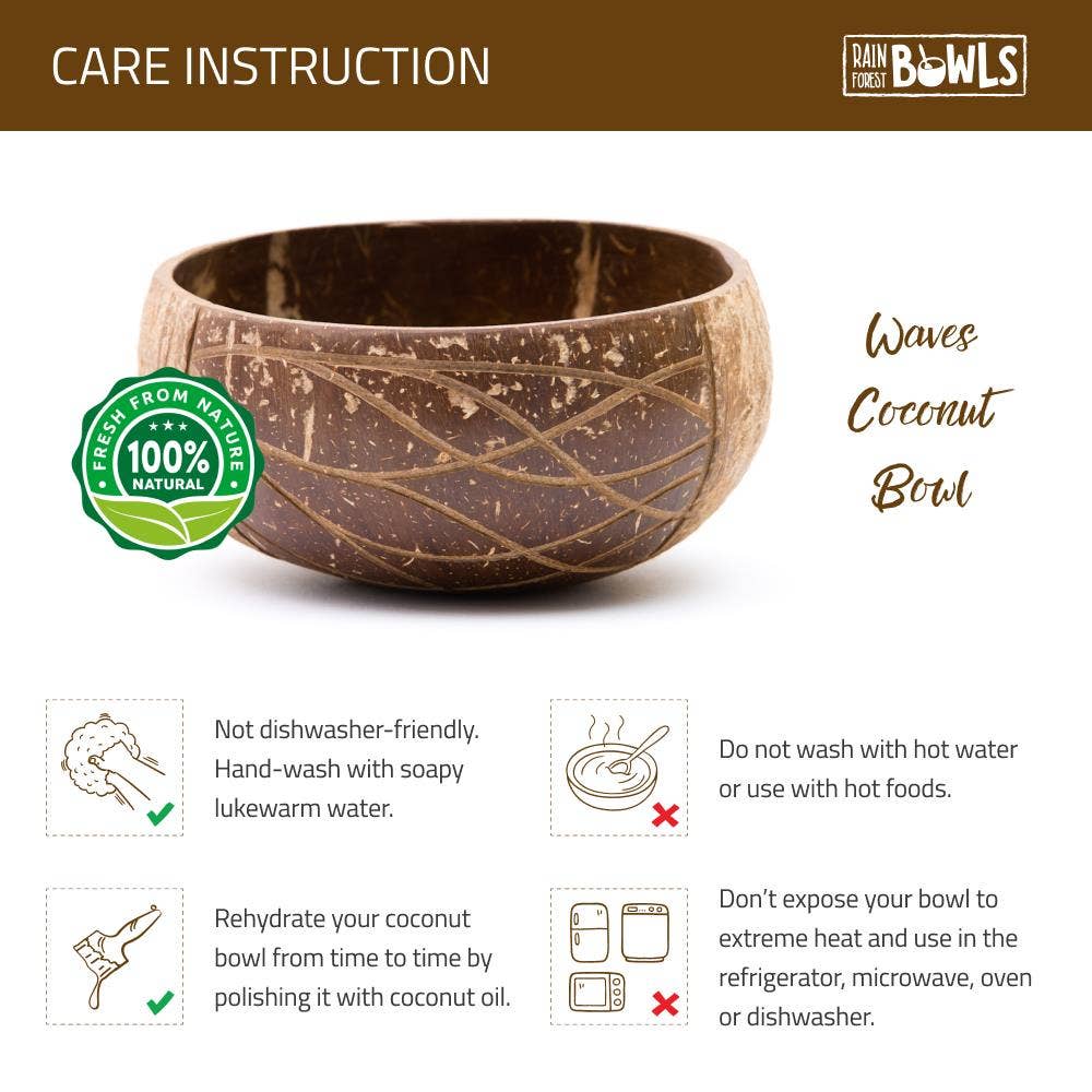 Waves Coconut Bowl