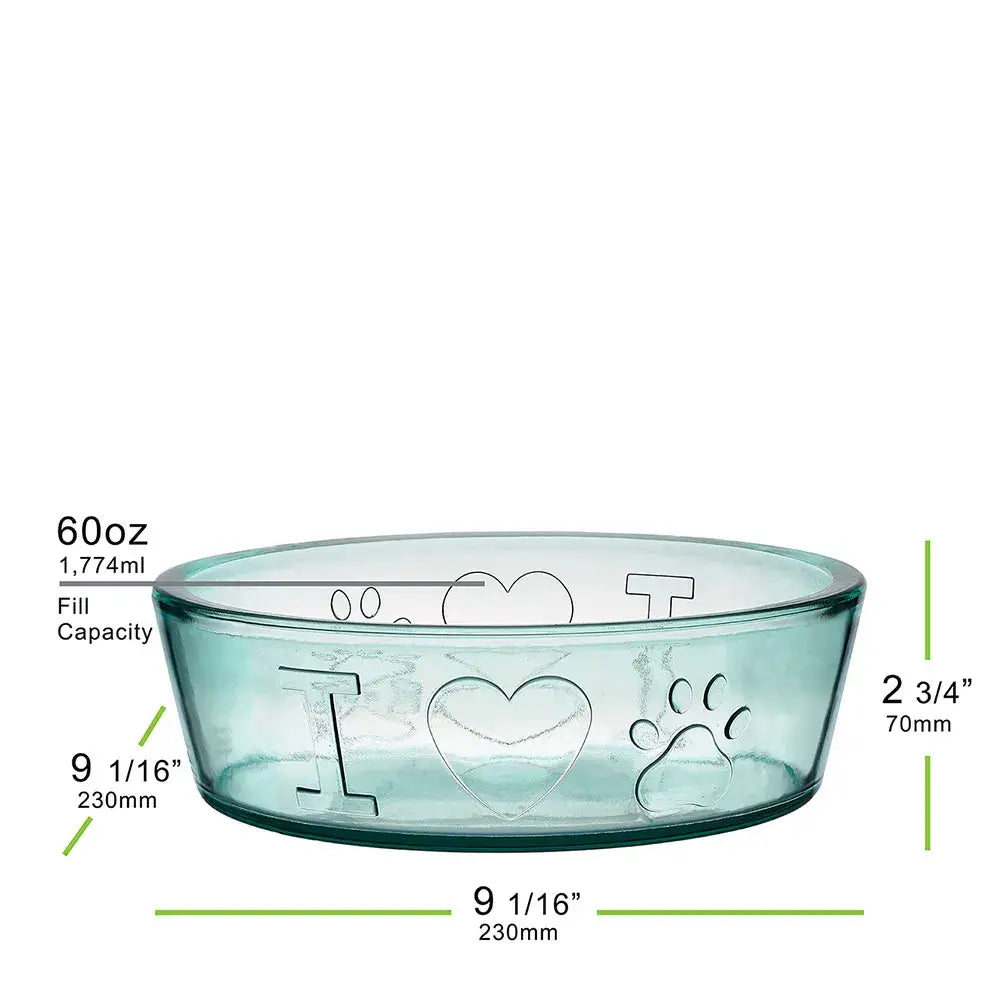 Toby Recycled Glass Bowl 9" Diameter