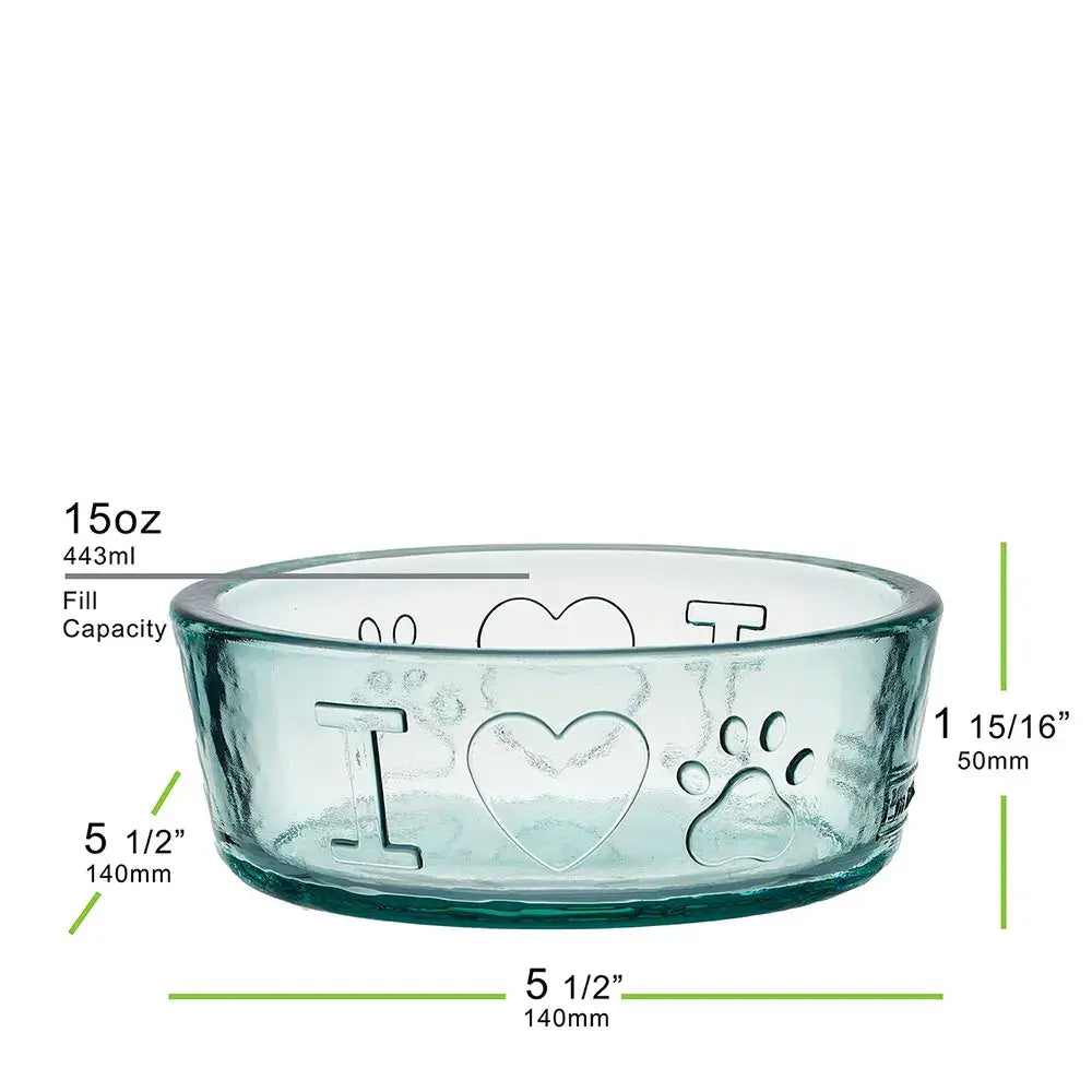 Toby Recycled Glass Bowl 5.5" Diameter