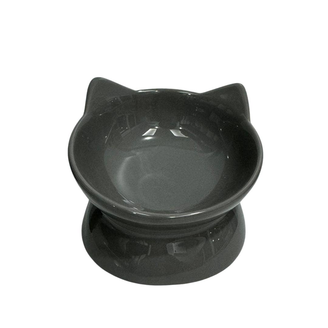 Raised & Tilted Cat Bowl