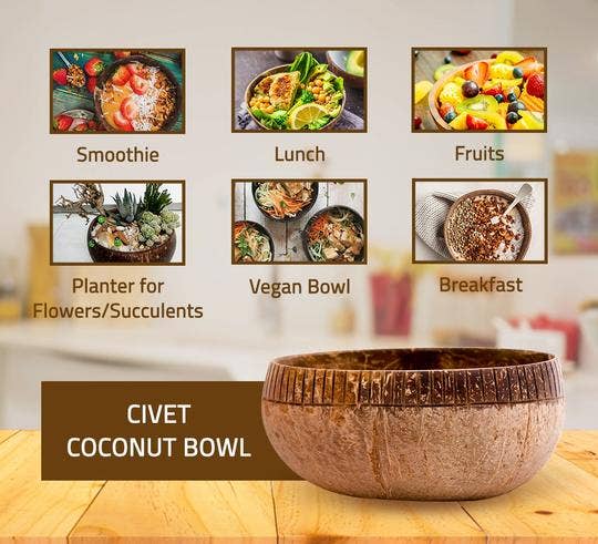 Civet Coconut Bowl