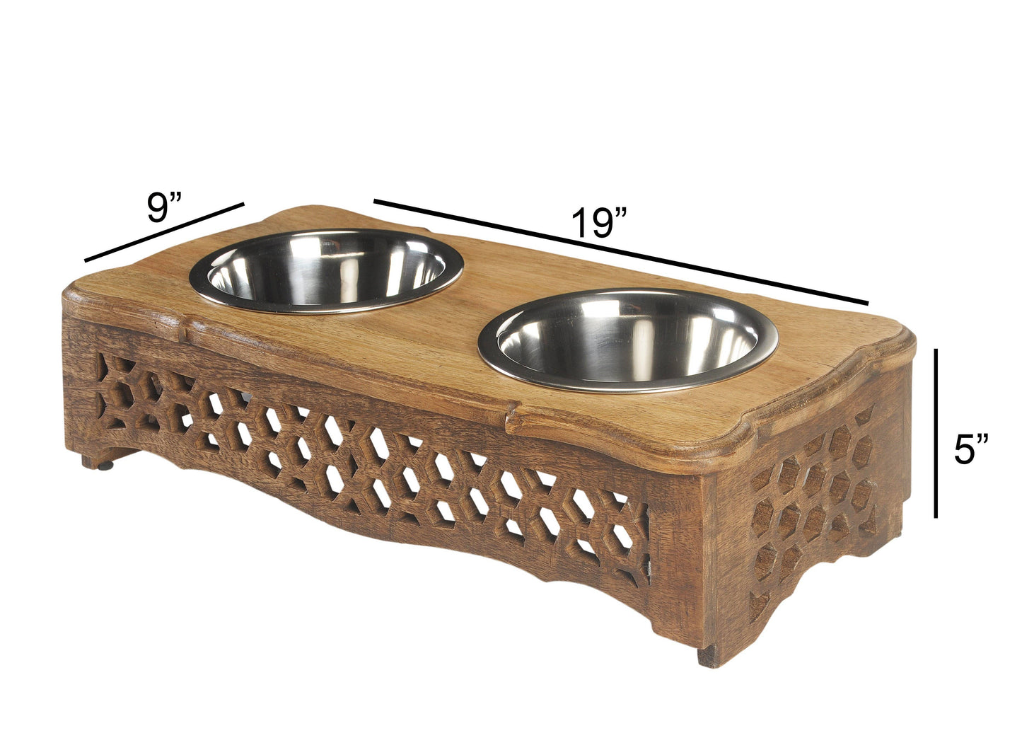 Elevated Double Pet Feeder