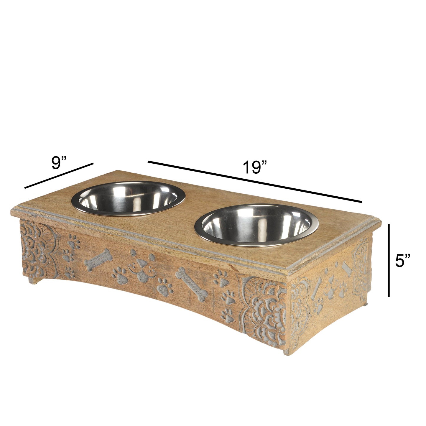Elevated Double Pet Feeder