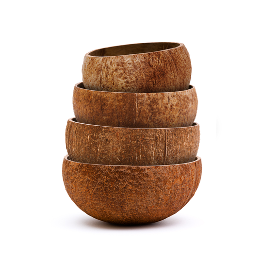 Small Raw Coconut Bowl