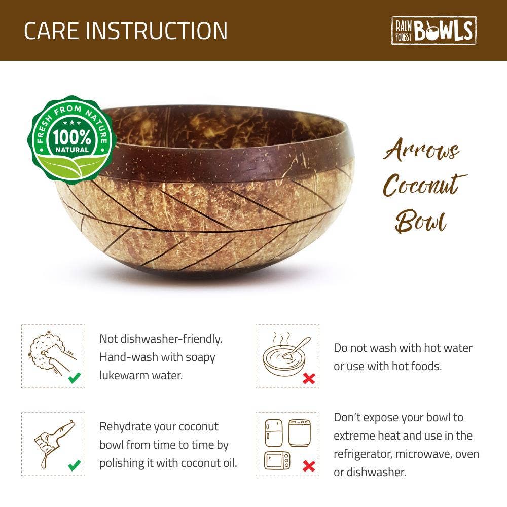 Arrows Coconut Bowl