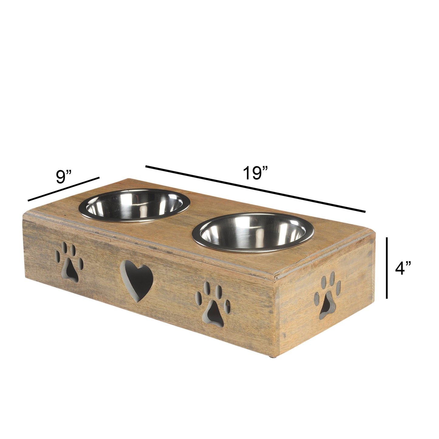 Elevated Double Pet Feeder