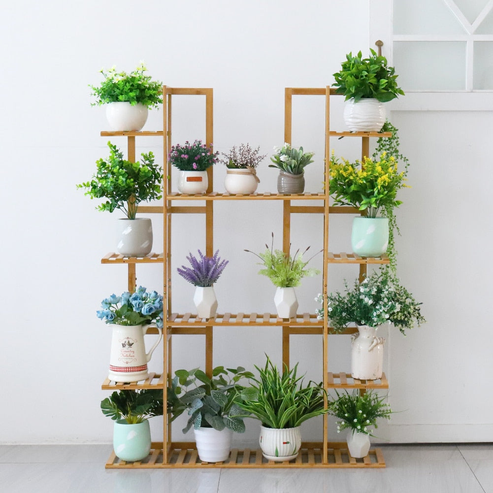 bamboo stand on white background