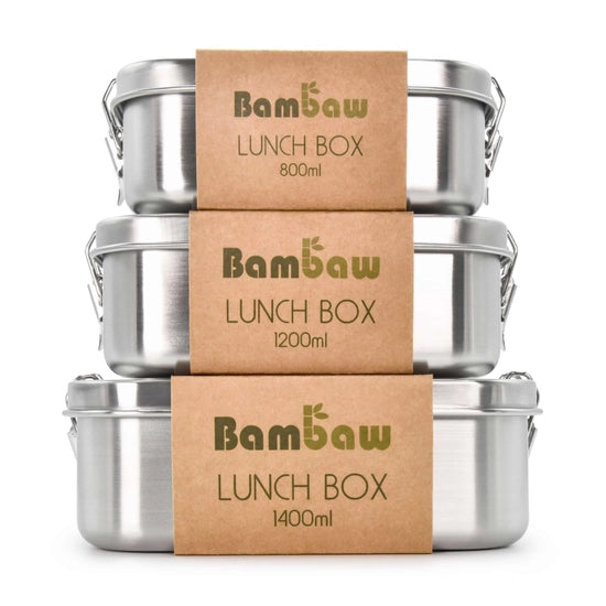 Stainless Steel Stacked Lunch Boxes