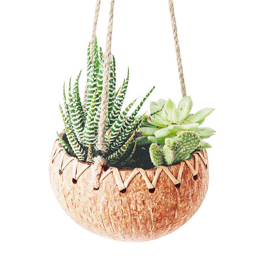 Hanging Fiber Coconut Planter