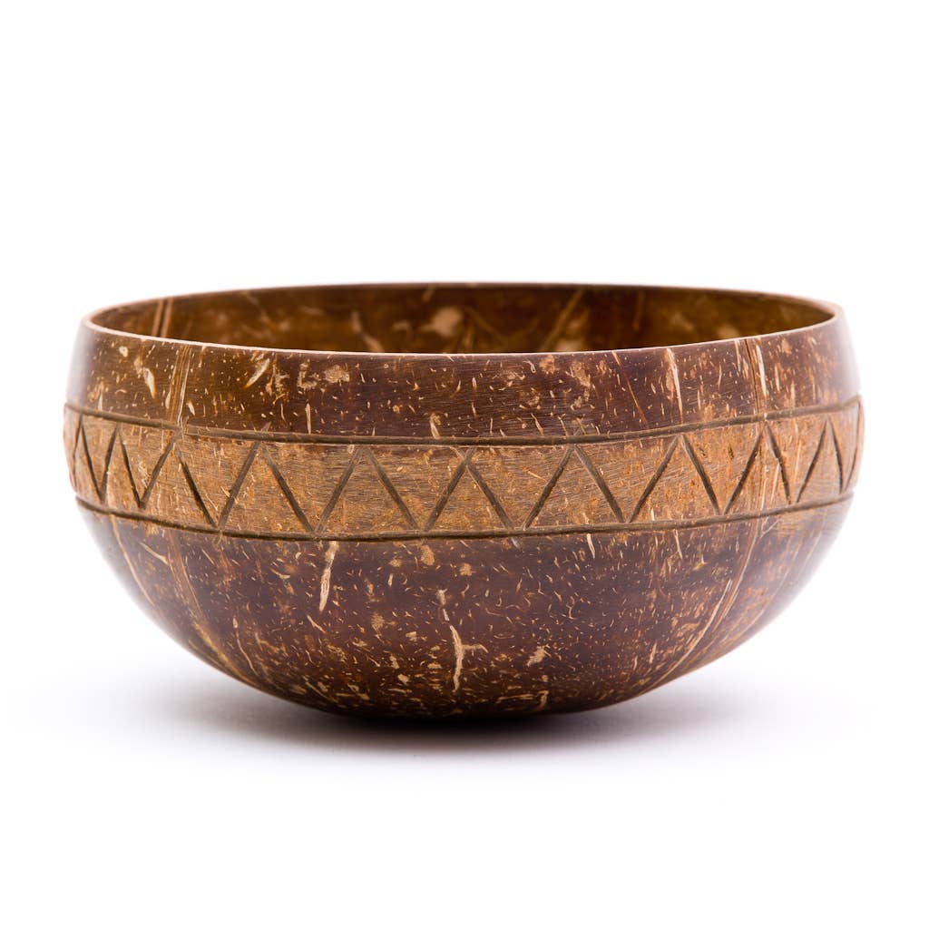 Zigzag Coconut Bowl