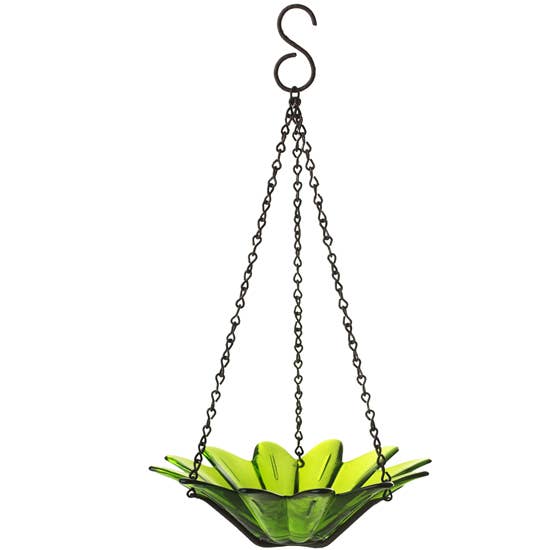 Mosaic Birds Daisy Petite Bird Feeder Lime