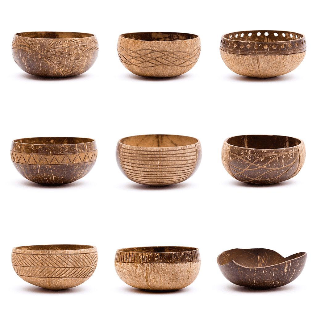 Zigzag Coconut Bowl