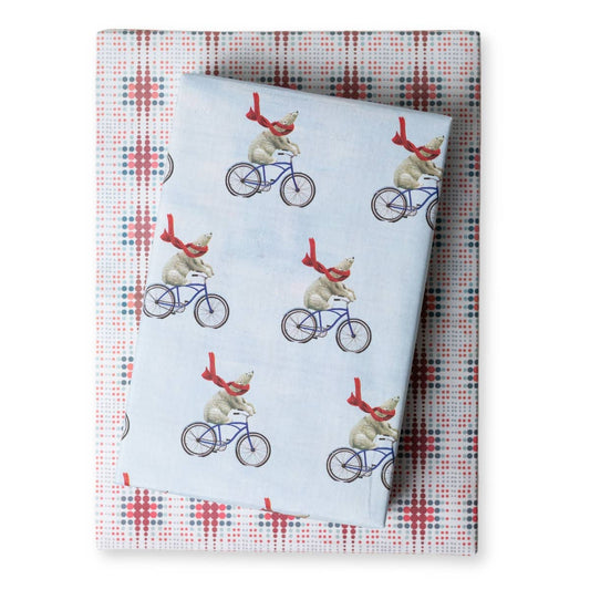 Polar Bear Cruising Wrapping Paper